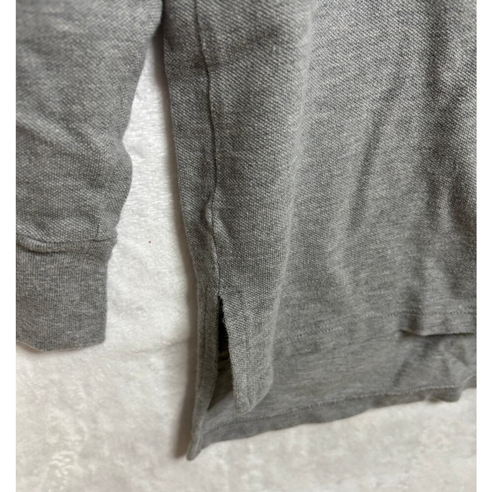 ON THE BYAS Men's Heather Grey & White 00 Long Sleeve Jersey T Shirt | Medium - Picture 7 of 14